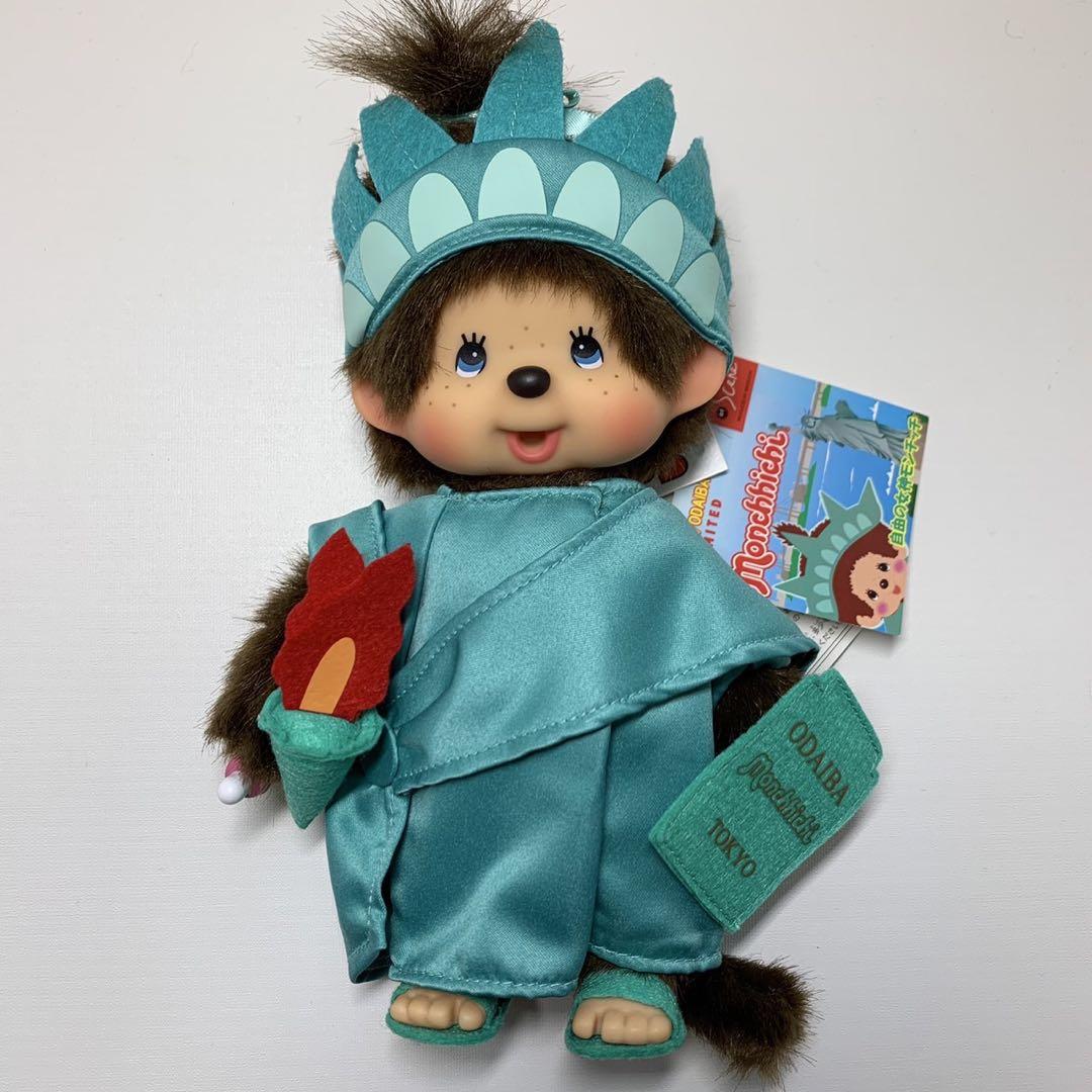 新品 東京限定 お台場 自由の女神 モンチッチ monchhichi 868