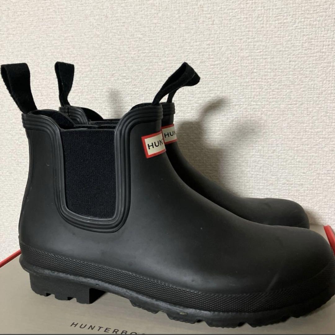 美品★ HUNTER ハンター レインブーツ チェルシー　26cm