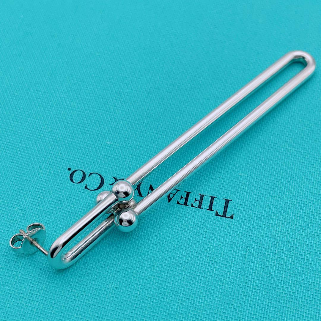 Tiffany & Co. ピアス　ハードウェア　ダブルロング　リンク　片耳