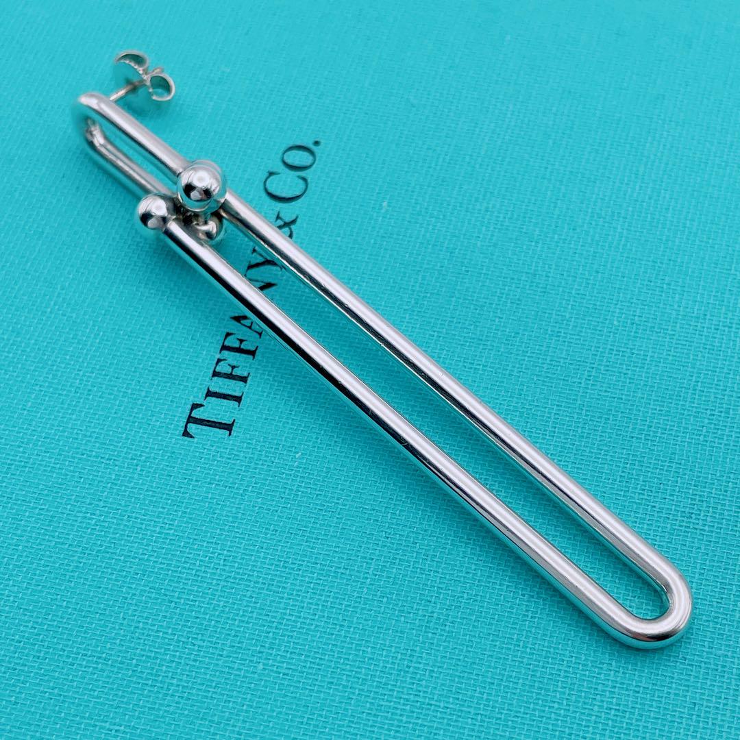 Tiffany & Co. ピアス　ハードウェア　ダブルロング　リンク　片耳