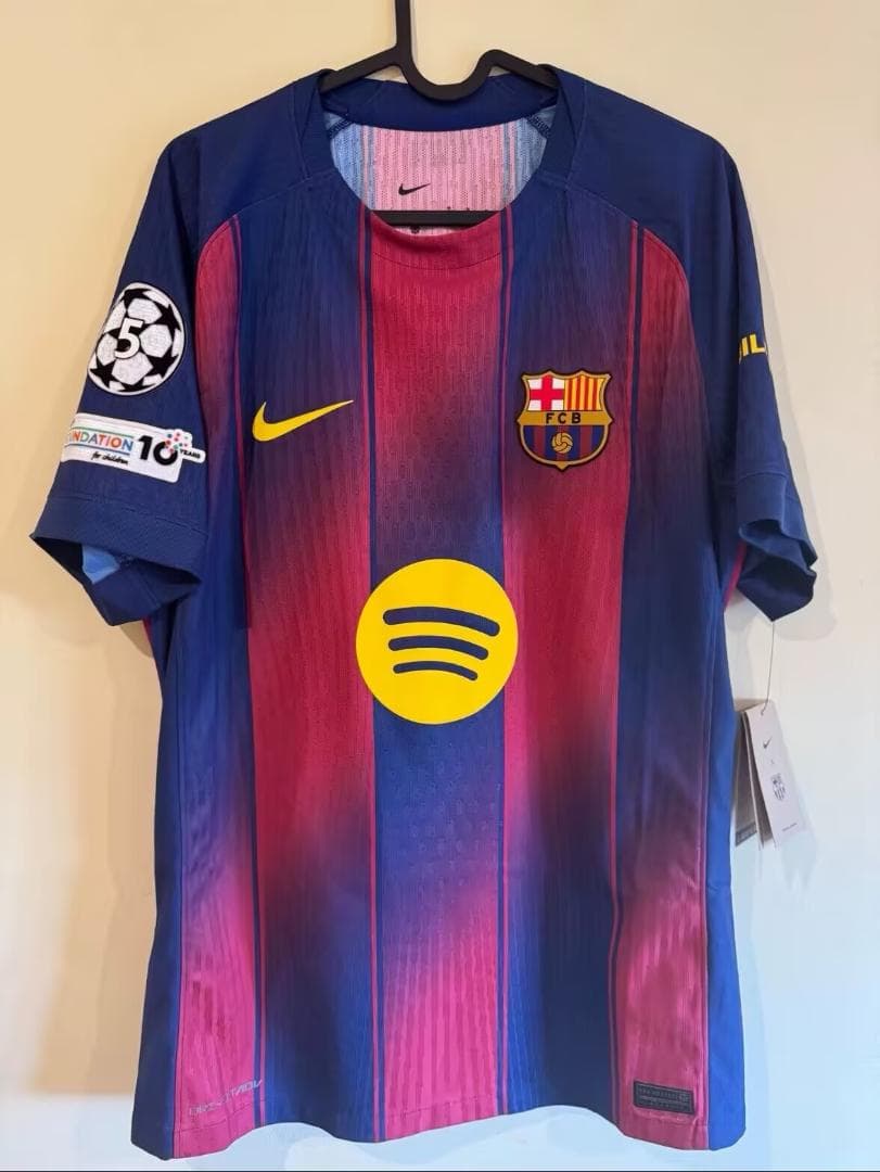 2025/26 バルサのホームユニフォーム 半袖 背番号10 ラミニャマル M NIKE FCバルセロナ 25/26 ユニフォーム ホーム 半袖 レプリカ