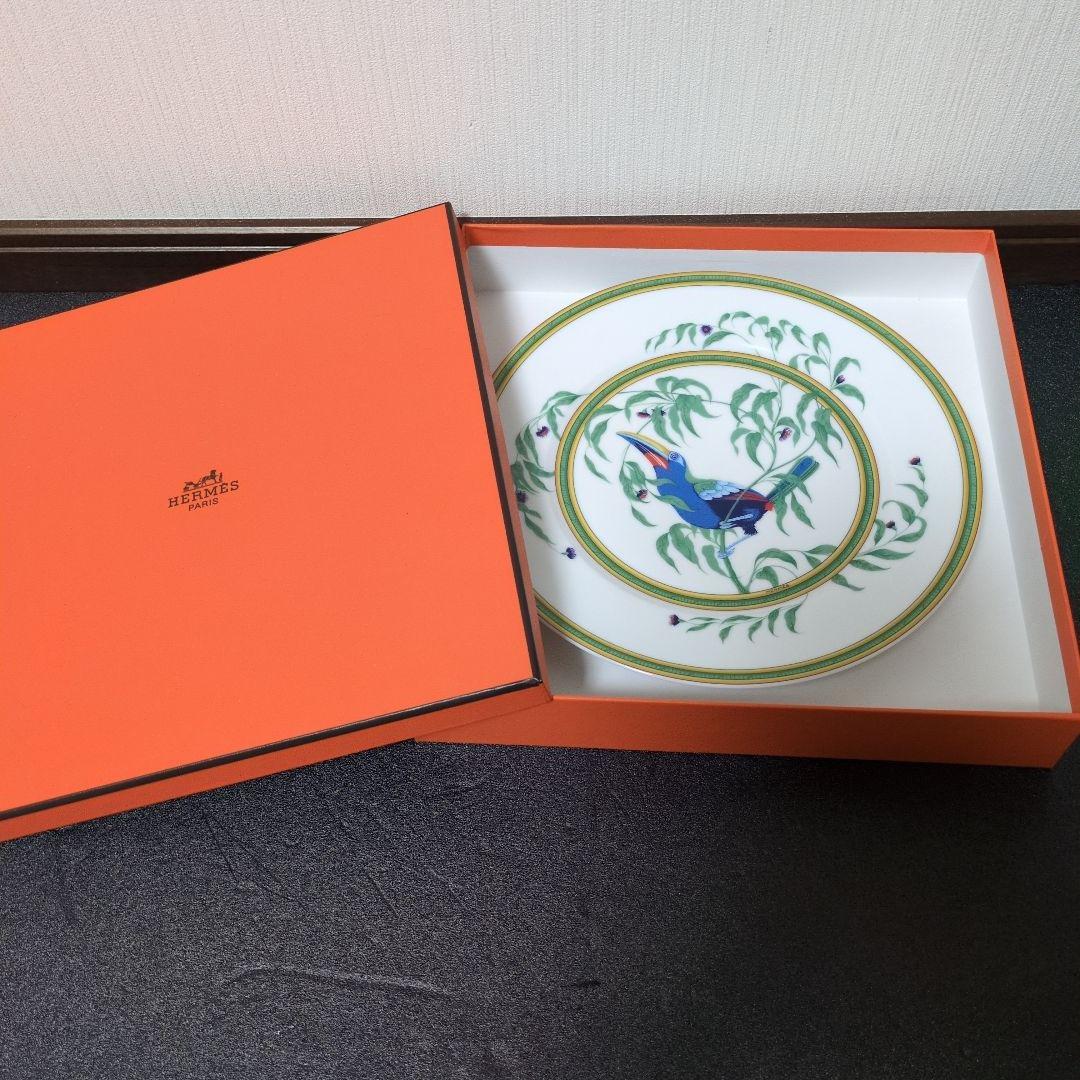 未使用保管品】HERMES エルメス トゥカンプレート 皿 25㎝ 廃盤