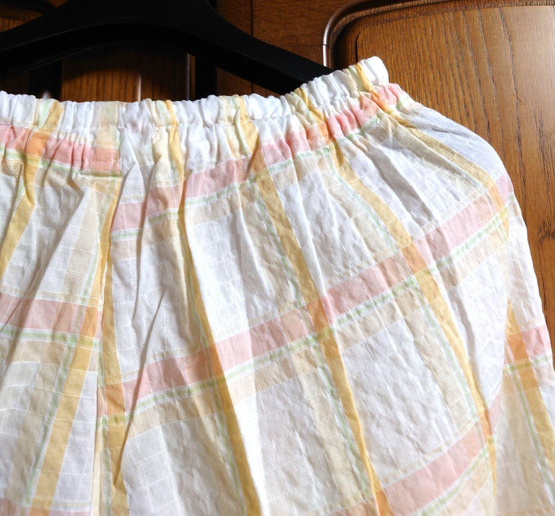 新品タグ付き 睡眠科学 ワコール パジャマ ルームウェア チェック 春夏 L
