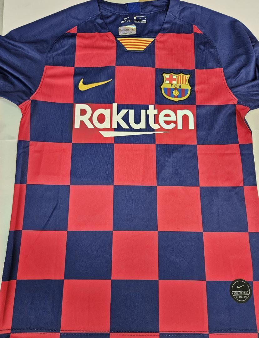 新しい季節 メッシ サイン入り FCバルセロナ ジャージ Mサイズ - メルカリ 記念グッズ