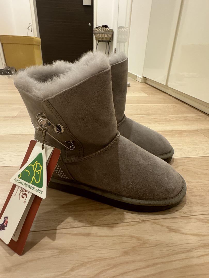 UGG WOMEN CLASSIC ULTRA MINI GRAY アグ ムートンブーツ