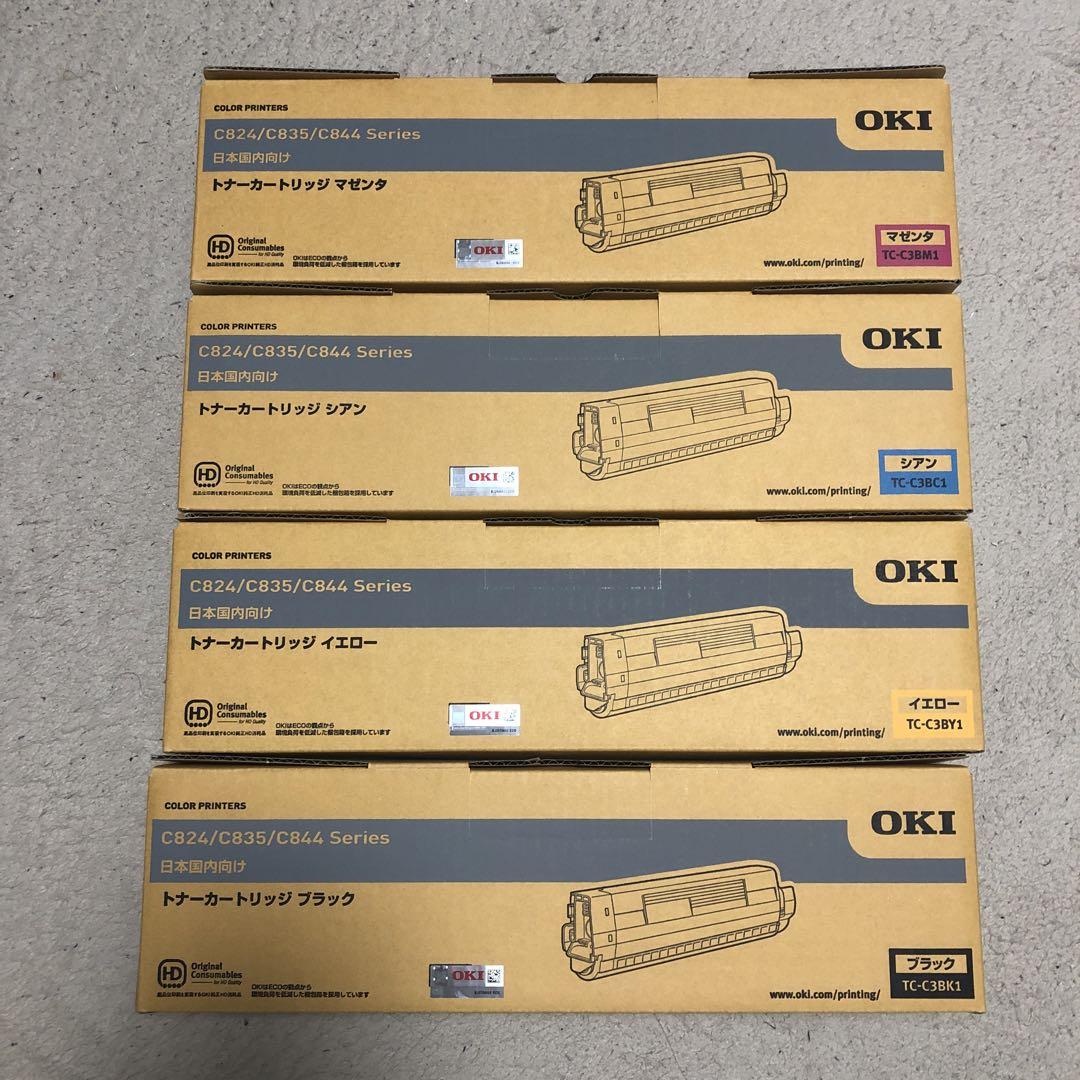 OKI 純正トナーカートリッジ ４色セット