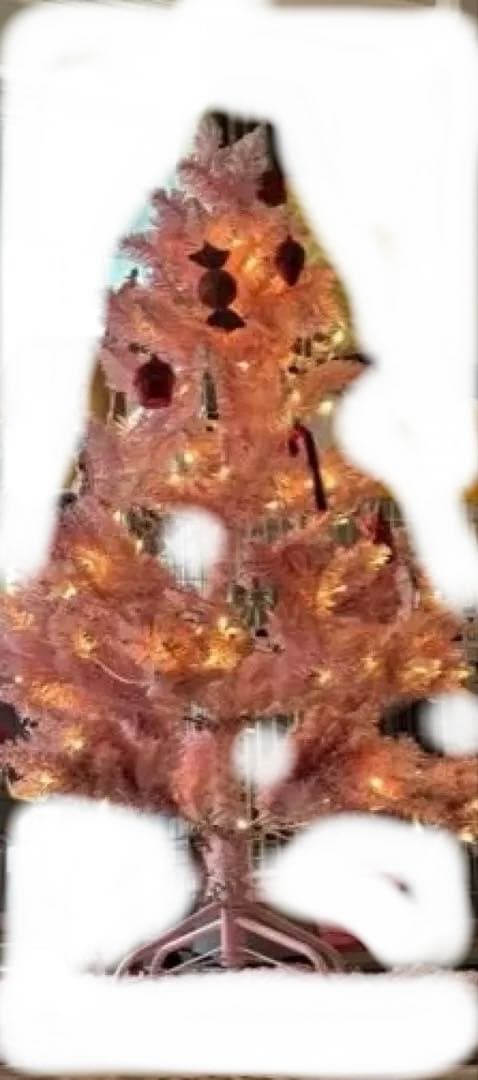 Francfranc ピンク の クリスマスツリー 大 と オーナメント