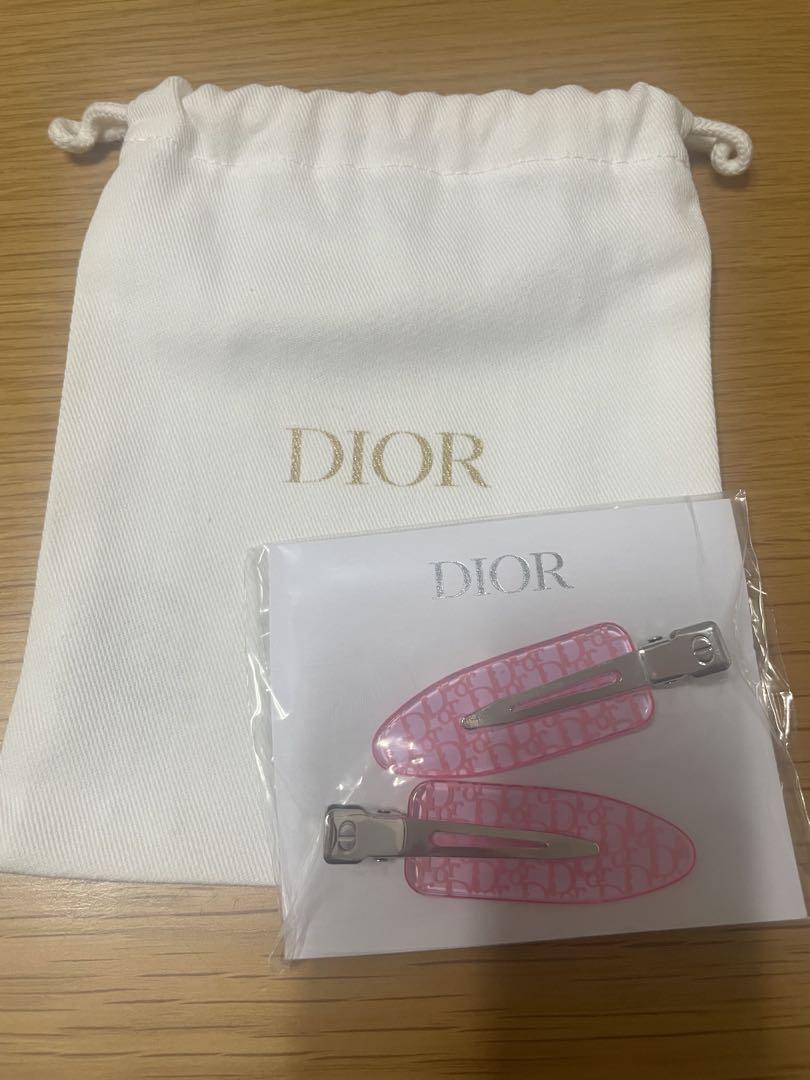DIOR ノベルティ ヘアピン ピンク - メルカリ