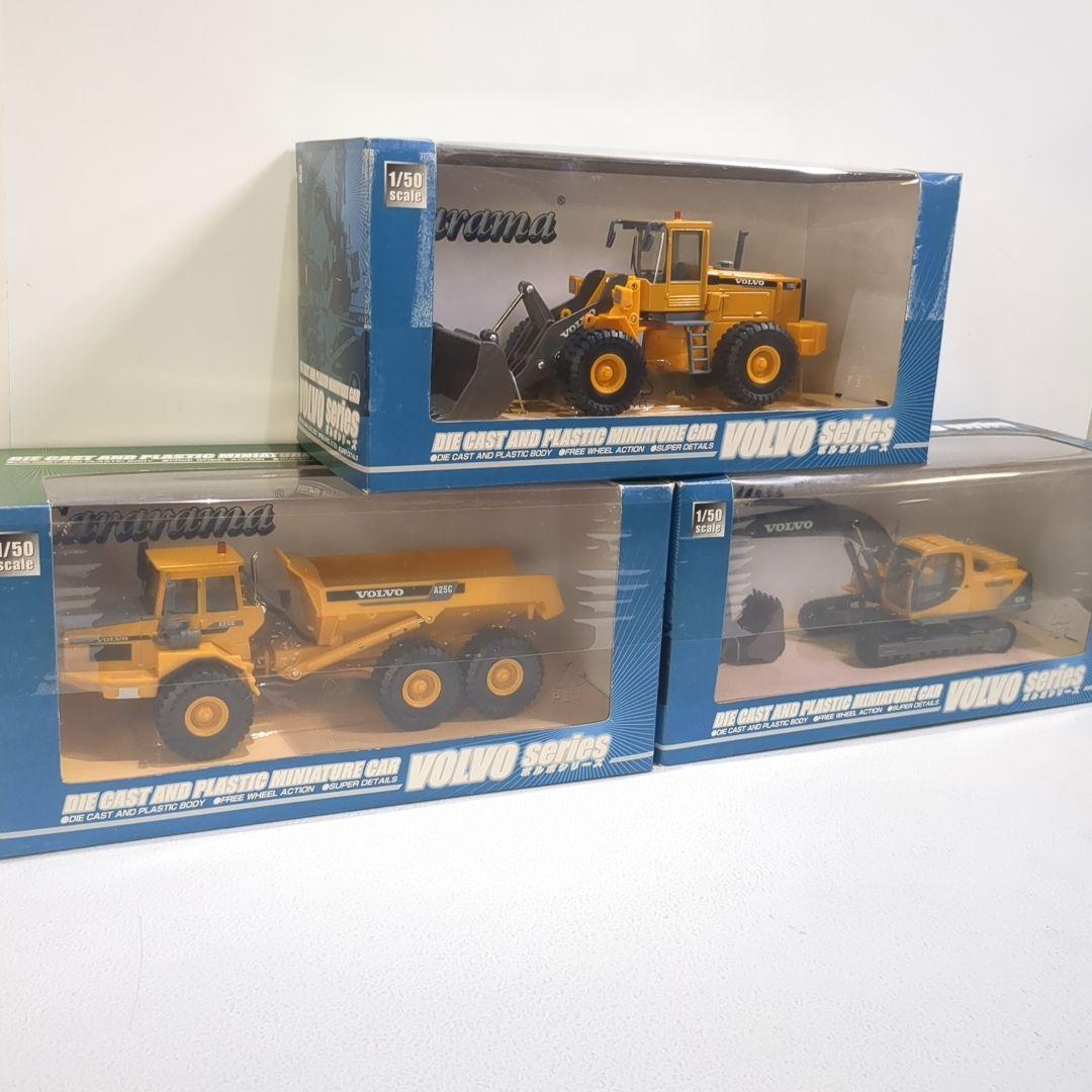 Cararama 1/50 VOLVO L150C A25C EC210 重機