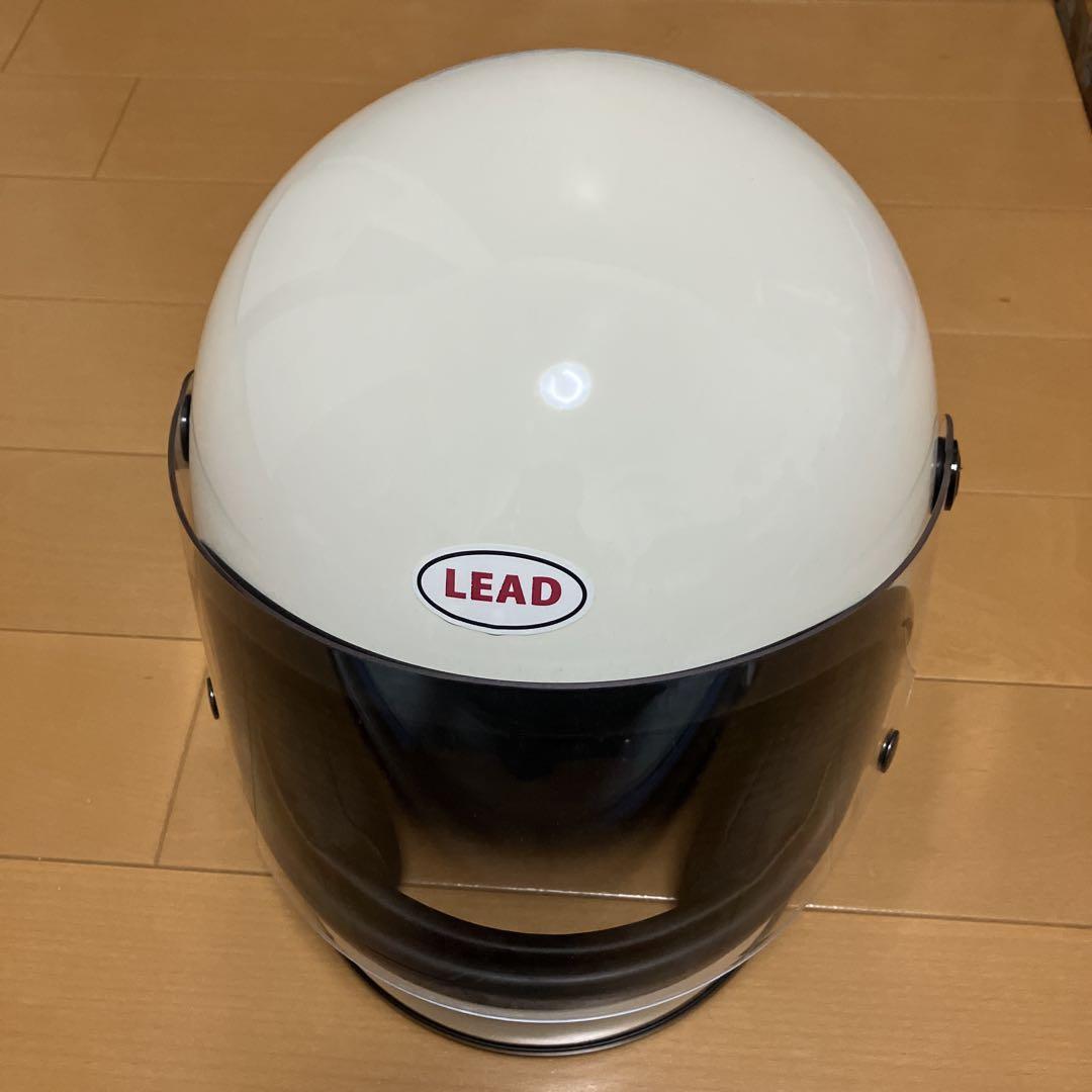 LEAD ホワイト フルフェイスヘルメット