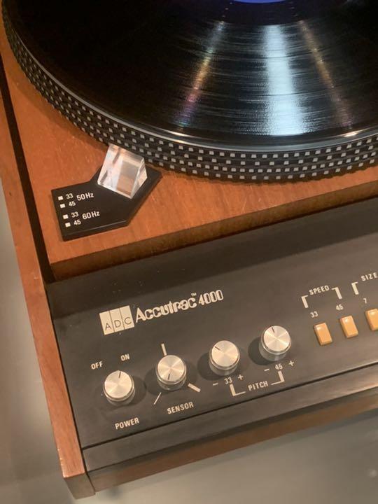大人気高品質 動作品 ADC Accutrac 4000 70年代 レコードプレーヤー DZvkU-m95008336383 正規品豊富な