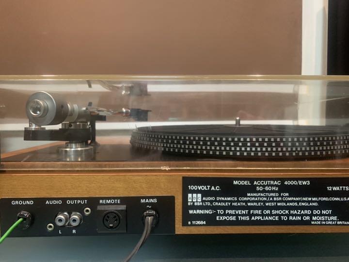 大人気高品質 動作品 ADC Accutrac 4000 70年代 レコードプレーヤー DZvkU-m95008336383 正規品豊富な