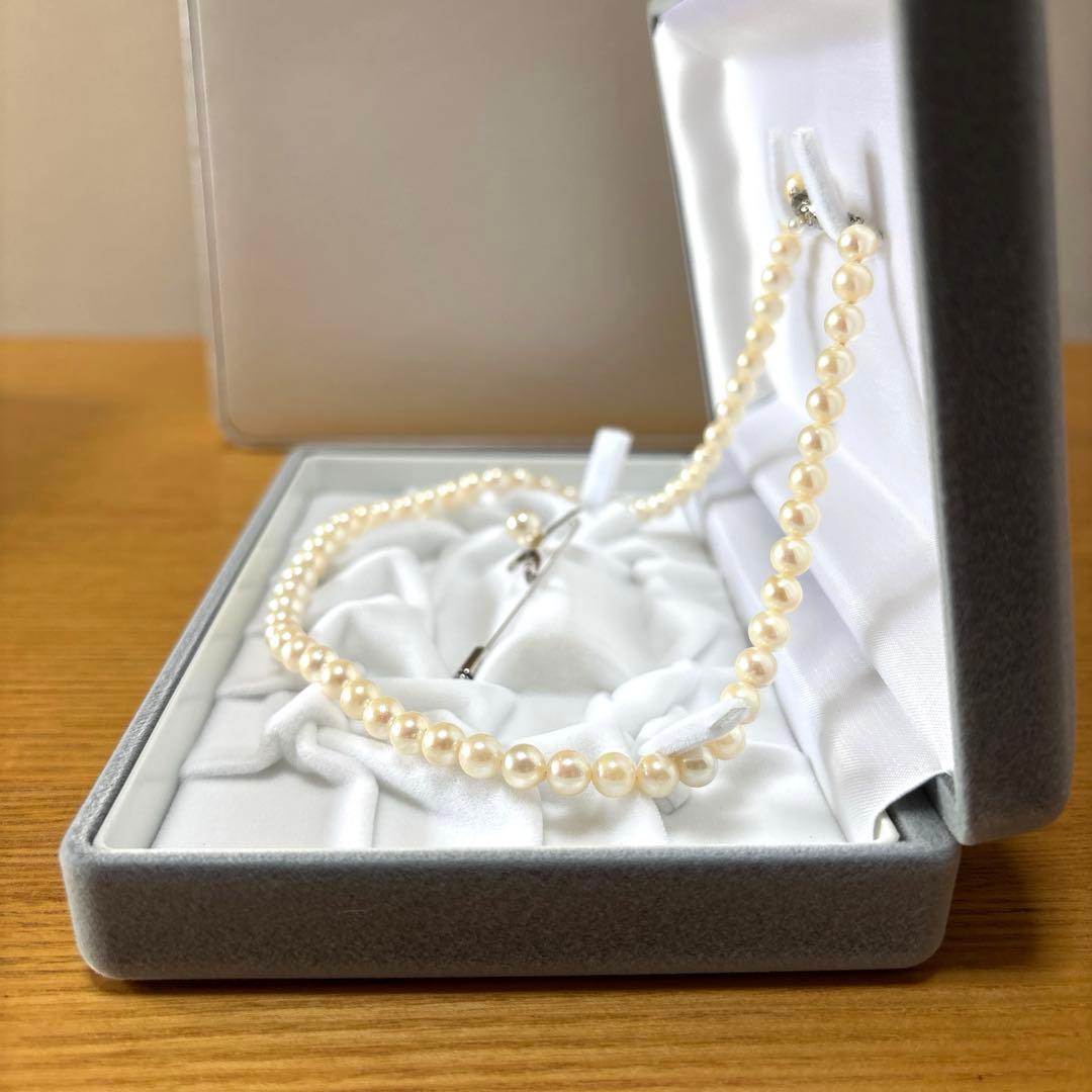 あこや真珠ネックレス　あこや真珠ブローチ
