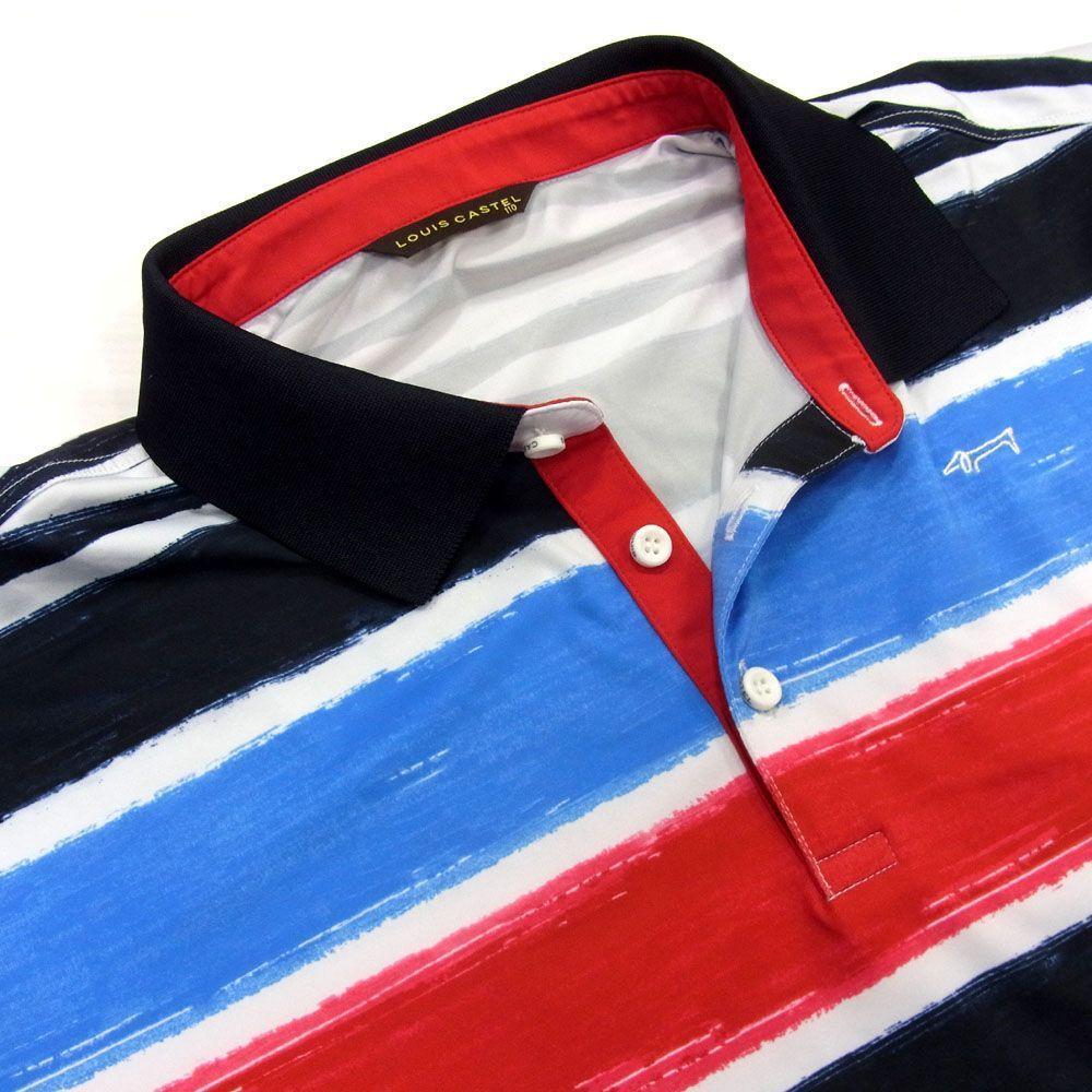 ✈ LOUIS CASTEL　ルイカステル　半袖 ポロシャツ　速乾　ゴルフ　XL ✈ LOUIS CASTEL ルイカステル 半袖 ポロシャツ 速乾 ゴルフ XL