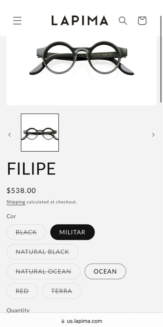 LAPIMA filipe MAR メガネ サングラス