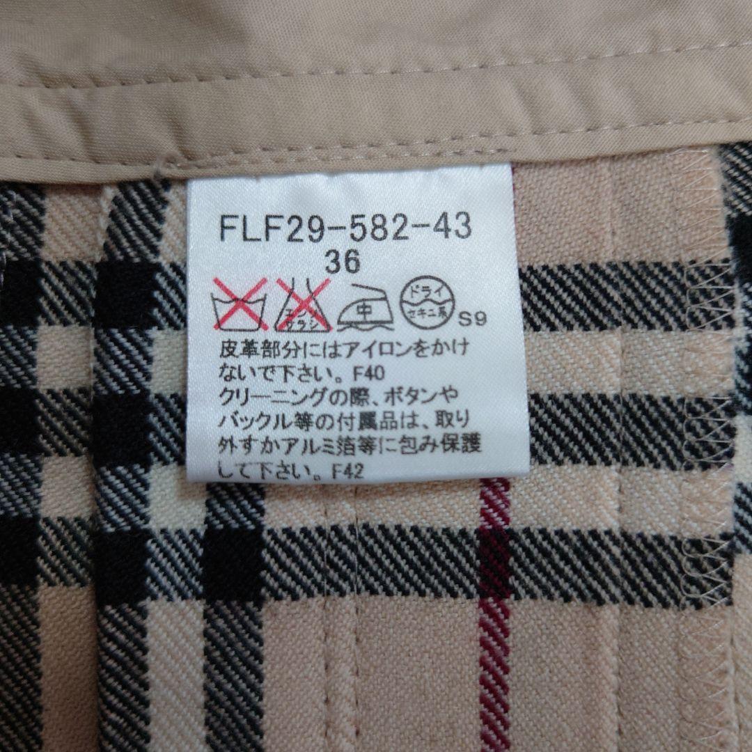 バーバリーブルーレーベル プリーツスカート スカート ミニ チェック 36