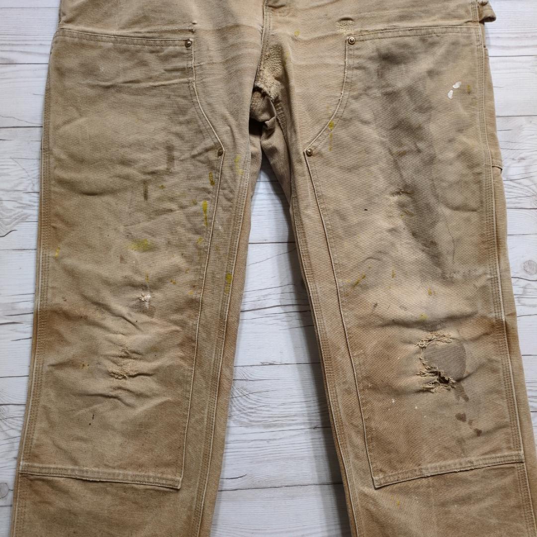 USA製 カーハート ダブルニー ペインターパンツ ヒゲ W36 ダメージ USA製 カーハート ダブルニー ペインターパンツ ヒゲ W36 ダメージ