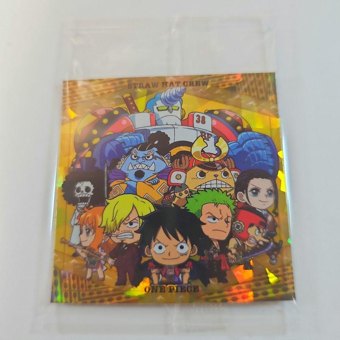 連番 ワンピース　ウエハース 麦わらの一味 ワンピース】にふぉるめーしょんウエハース PRシール 麦わら
