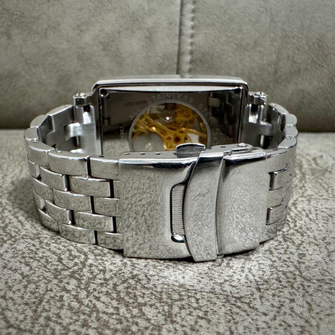 完動品 COGU コグ 手巻き スクエア スケルトン文字盤 メンズ MEDICALDB_JP