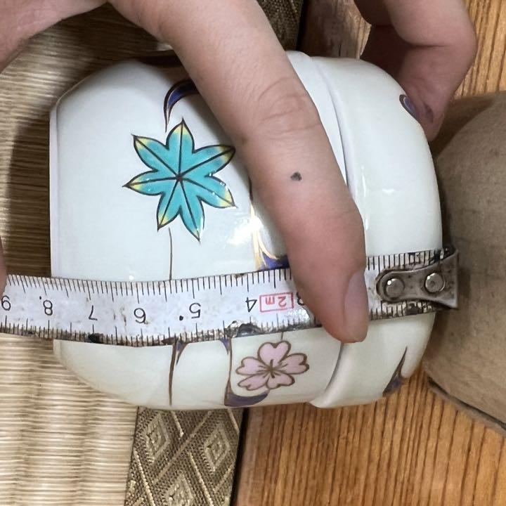 大阪引き取りOK】有田焼き 未使用 茶碗蒸し 器 40個 桜 紅葉 白