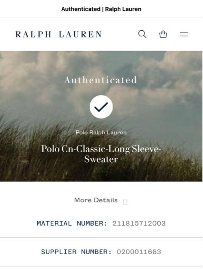 【人気完売品】POLO RALPH LAUREN(ポロラルフローレン)：ニット