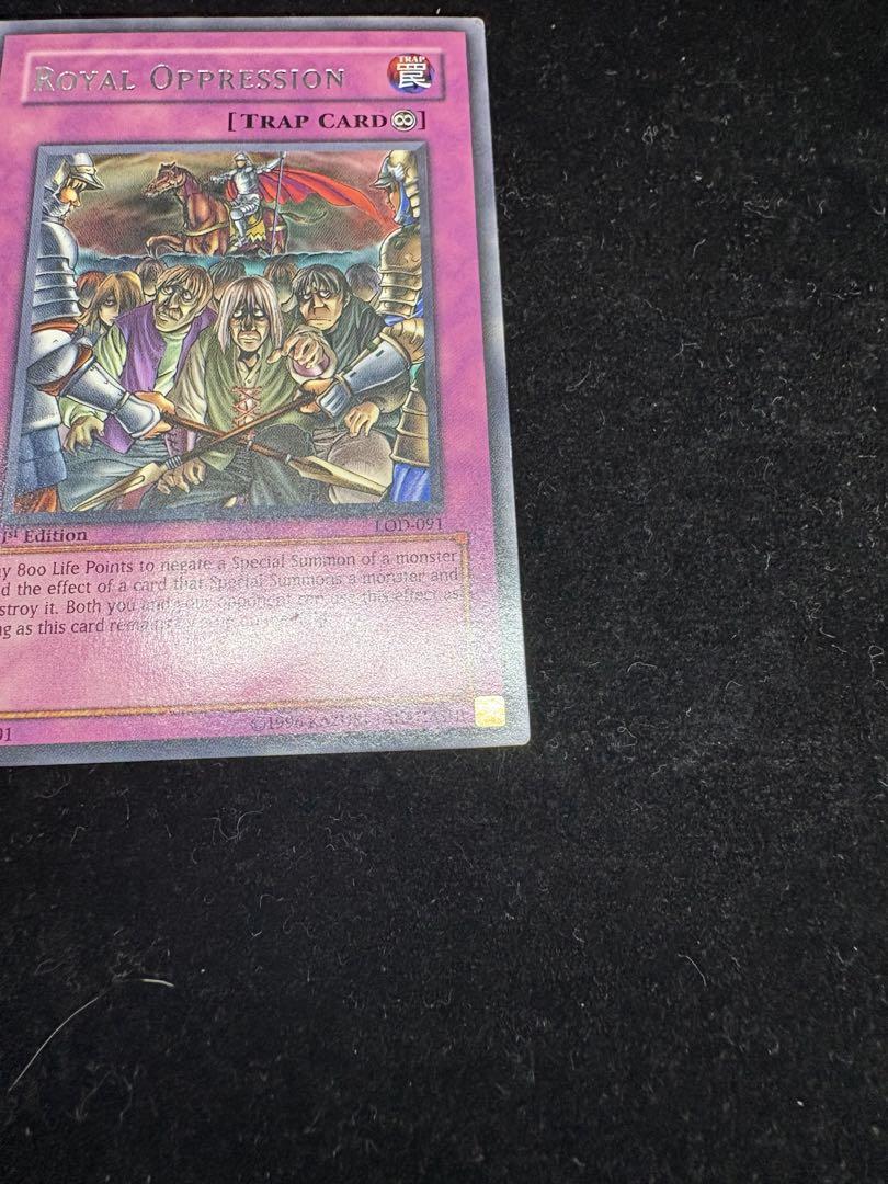 ランキングや新製品 レア 王宮の弾圧 LOD-091 亜版 アジア版 遊戯王 1st メルカリ - 遊戯王OCG デュエルモンスターズ