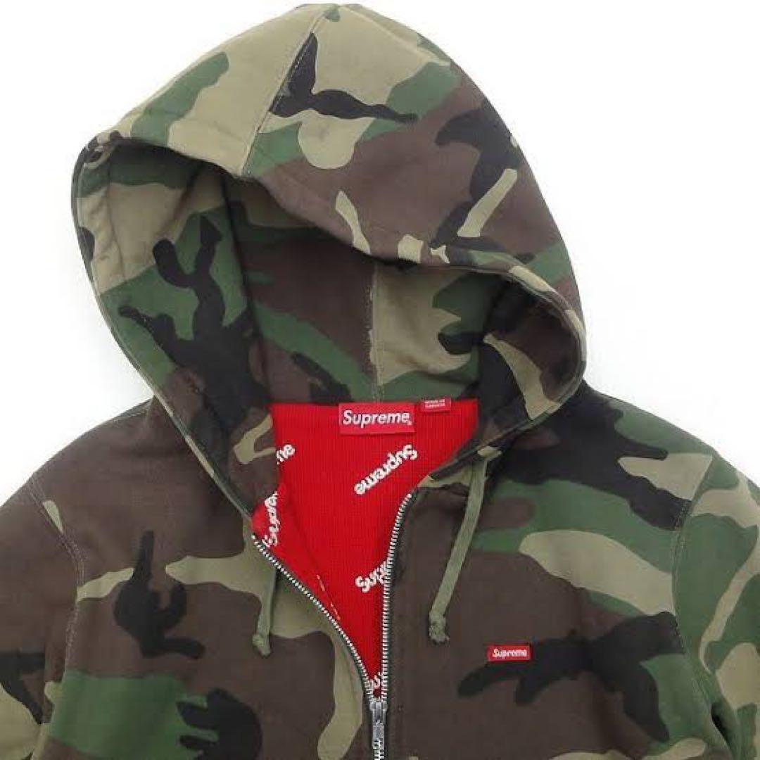 Supreme 迷彩柄 ジップアップパーカー