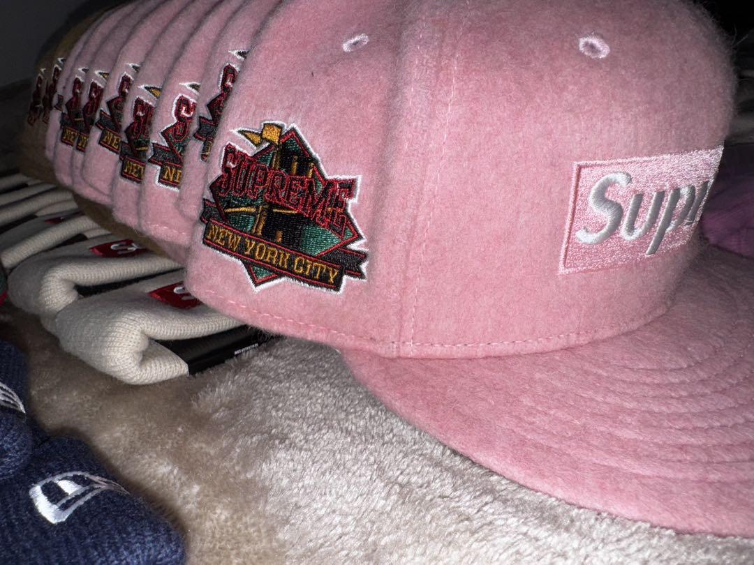 Supreme Brushed Wool Box Logo New Era ？