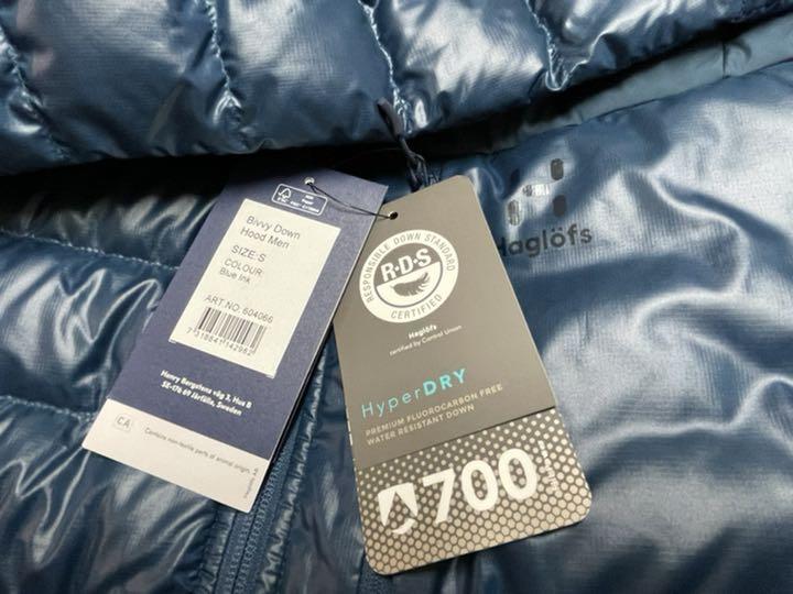 HAGLOFS ジャケット アウトドア 登山 dJAGp-m95020818718 ホグロフス BIVVY ダウン 格安定番