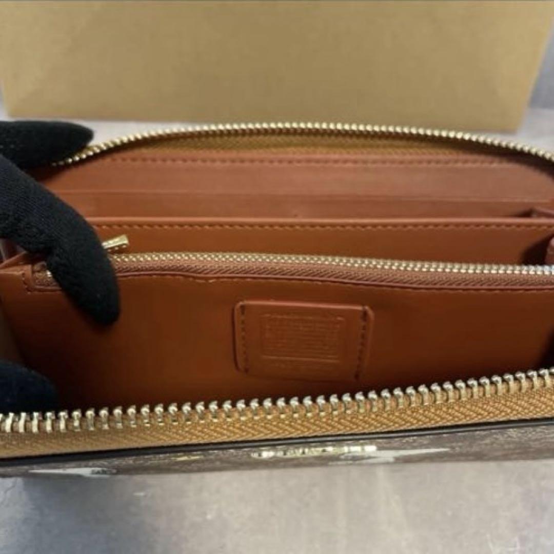 ✨新品未使用 ✨COACH コーチ 長財布 スヌーピー シグネチャー柄