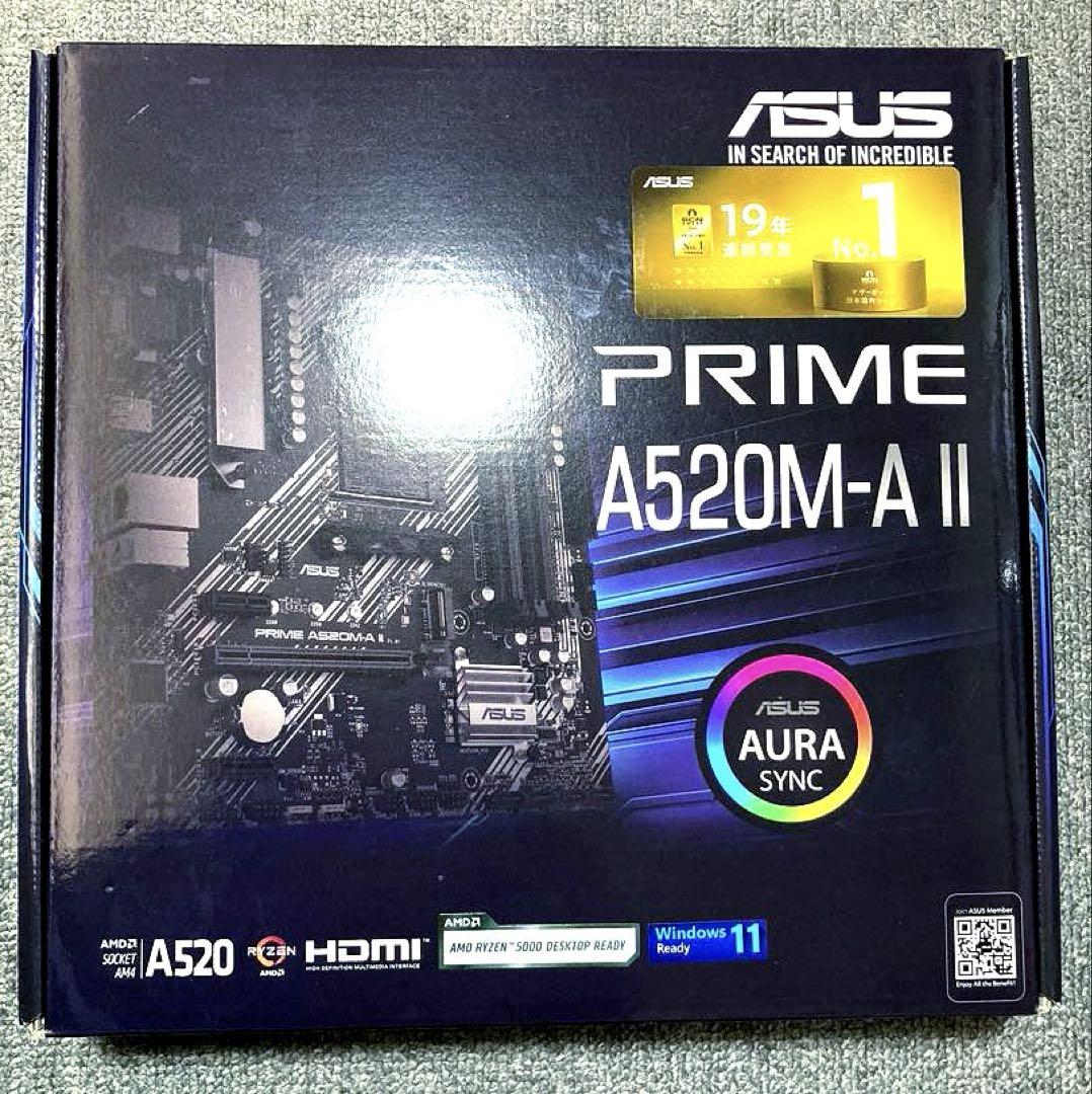 未使用 A520M + RYZEN5 5600 + メモリ16gbセット