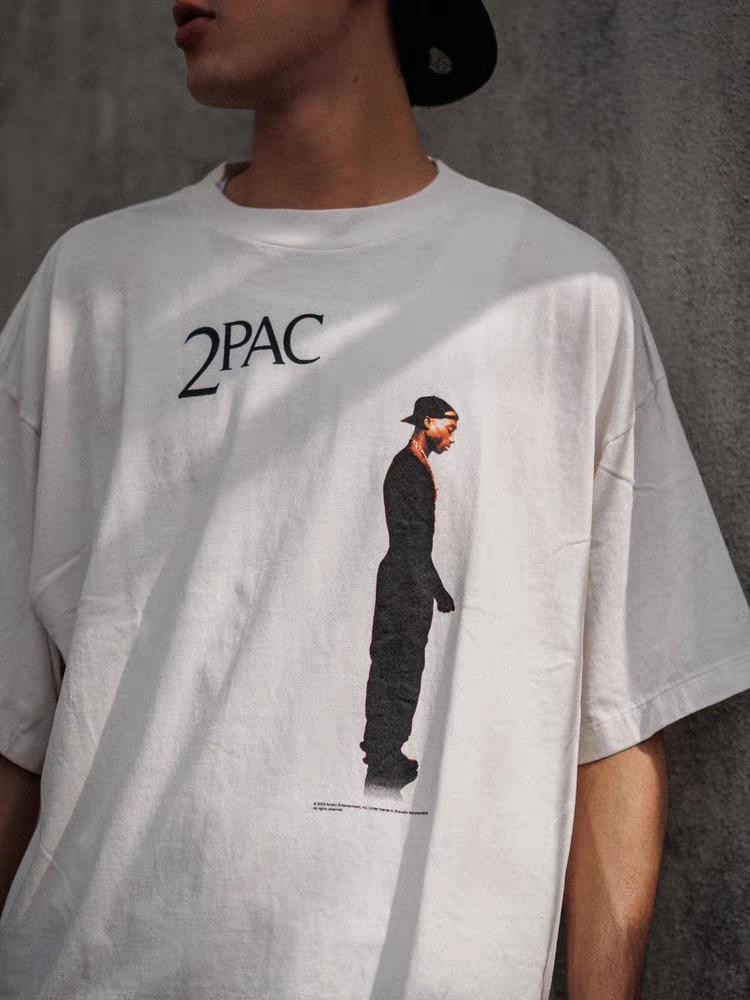 即完 セントマイケル 2pac L SAINT Mxxxxxx セントマイケル 2Pac Tシャツ Lサイズ - メルカリ