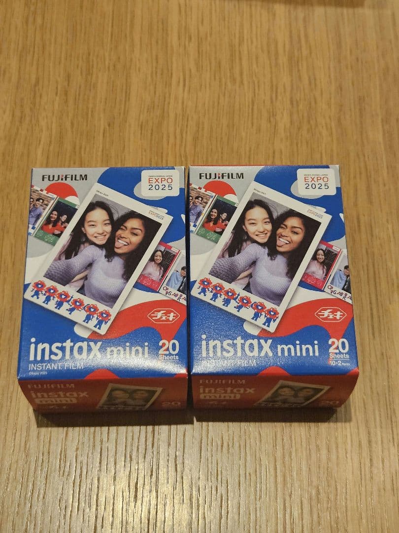 【新品】EXPO2025 チェキフイルム INSTAX MINI EXPO 2箱