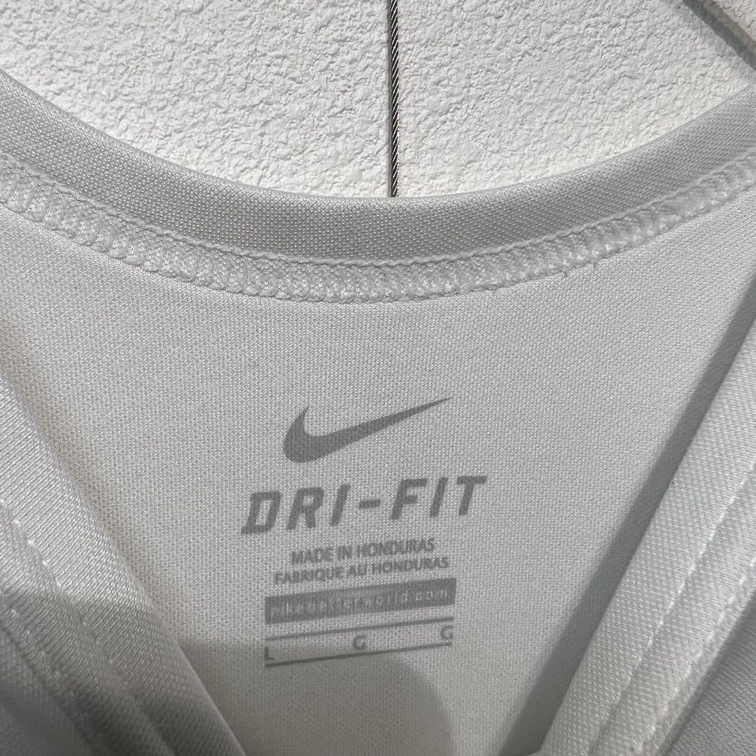 【US規格】希少 NIKE LADNER FC サッカーシャツ ホワイト 白 L