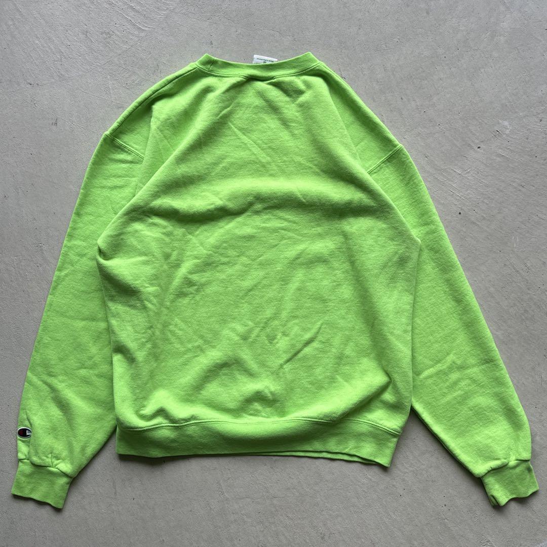 90s champion green sweat カレッジ スウェット