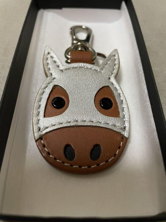②ソメスサドル 馬メンコキーホルダー②ソメスサドル 馬メンコキーホルダー