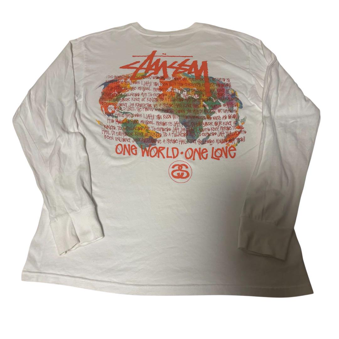 Stussy ロンT One World ビックシルエット　Mサイズ