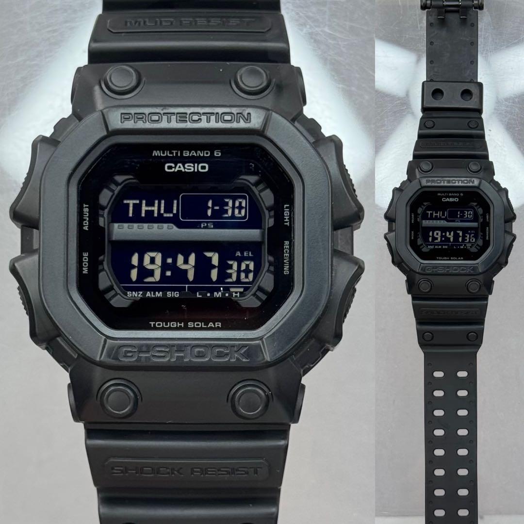 極美品 G-SHOCK GXW-56BB 電波ソーラー ブラック 反転液晶 稼働
