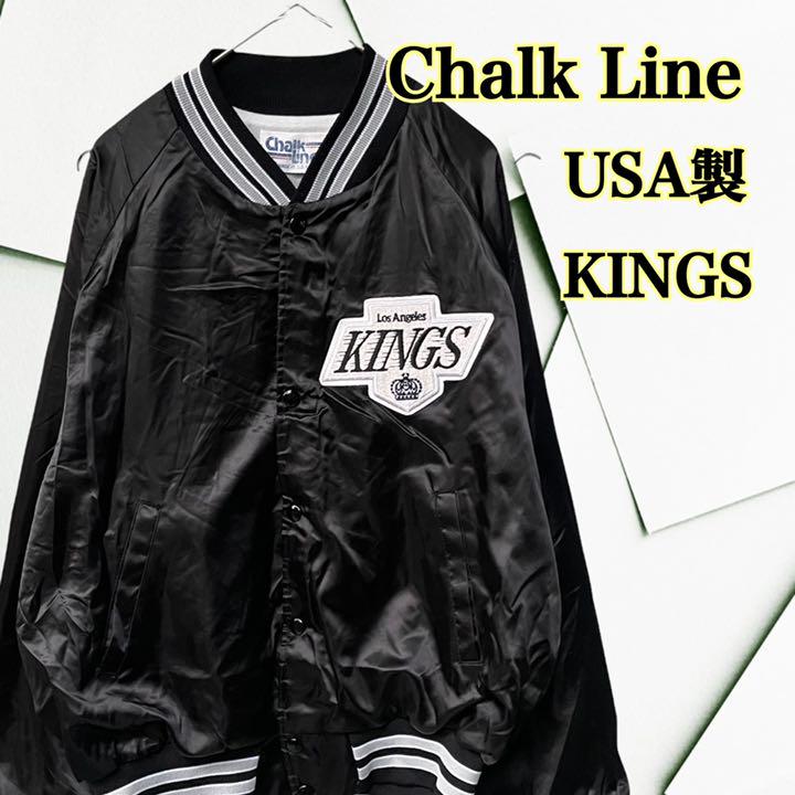 90s NHL ロサンゼルス・キングス ヴィンテージブルゾン[スペシャル