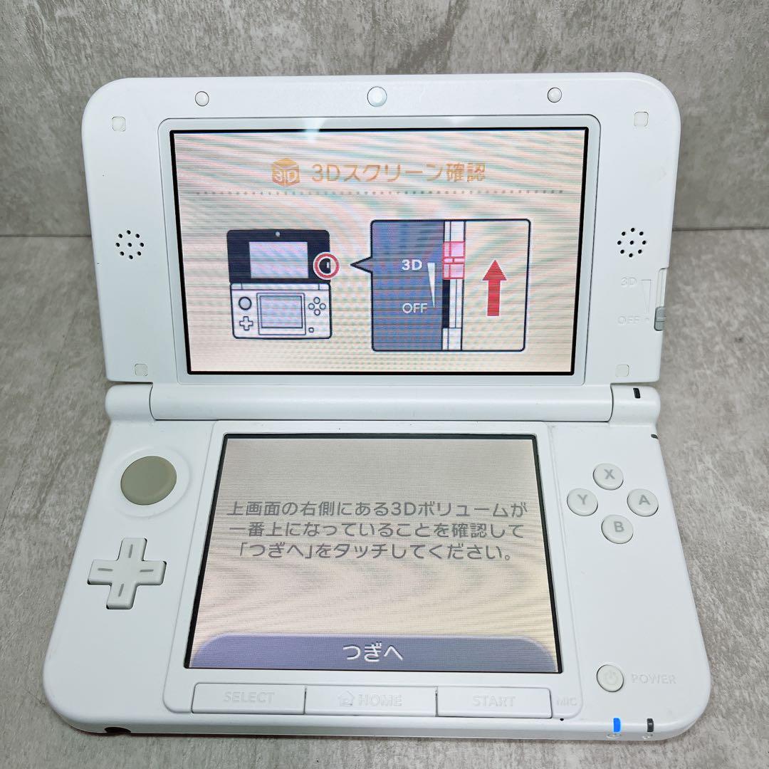 ニンテンドー 3DS LL ピンク/ホワイト　【動作確認済】 動作確認済み】Nintendoニンテンドー3DS LL ピンクXホワイト