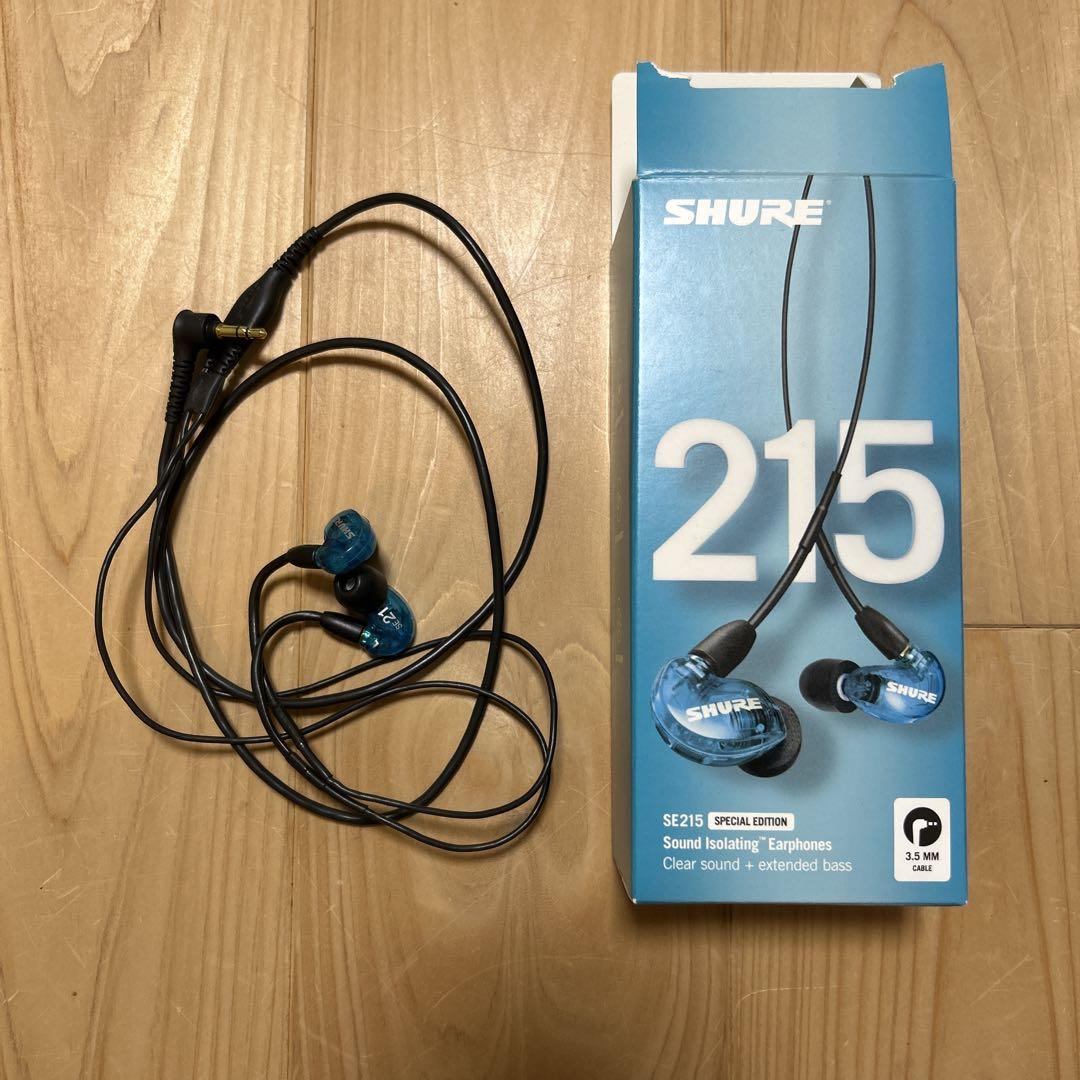 SHURE SE215 有線イヤホン