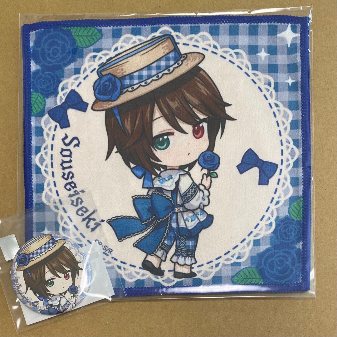 まるくじ ローゼンメイデン 蒼星石 缶バッジ タオル カントリーStyle 2
