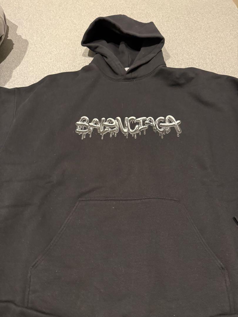 Balenciaga ブラック パーカー サイズ4