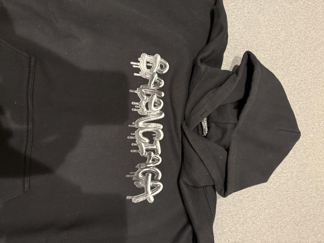 Balenciaga ブラック パーカー サイズ4