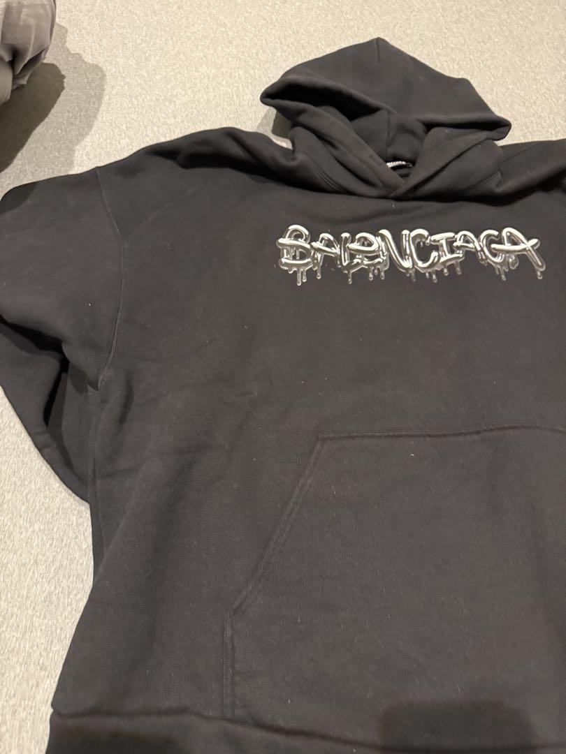 Balenciaga ブラック パーカー サイズ4