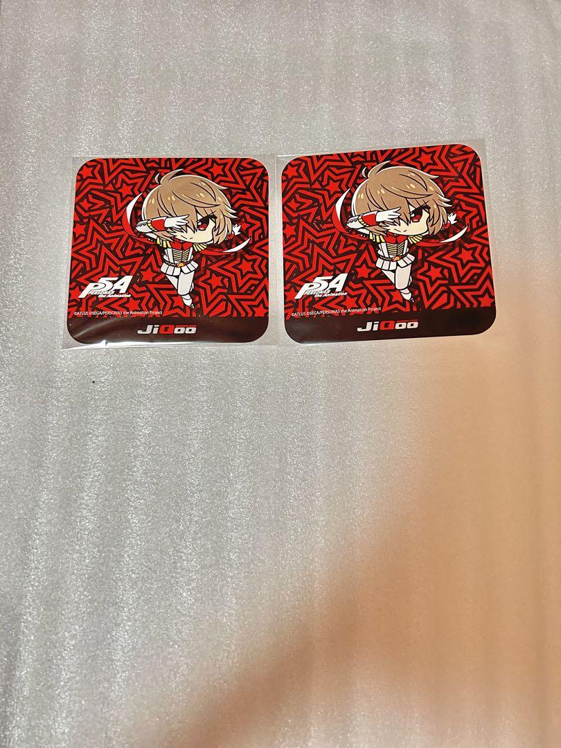 ペルソナ5 ジクーコラボ　特典コースター　明智吾郎