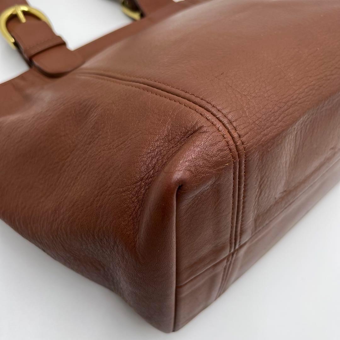 お手入れ済✨ COACH コーチ レザー ハンドバッグ No.H6M 4133