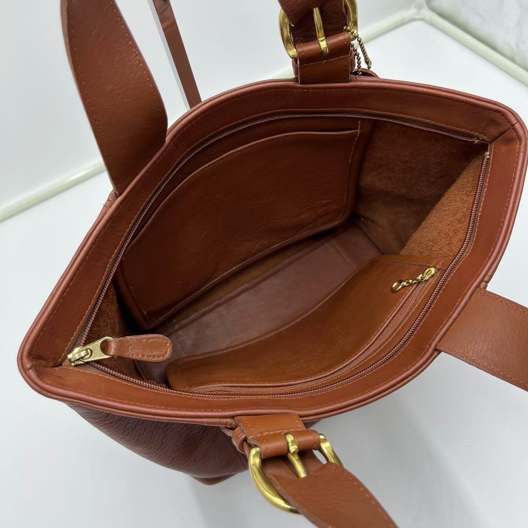 お手入れ済✨ COACH コーチ　レザー　ハンドバッグ No.H6M 4133 お手入れ済✨ COACH コーチ レザー ハンドバッグ No.H6M 4133