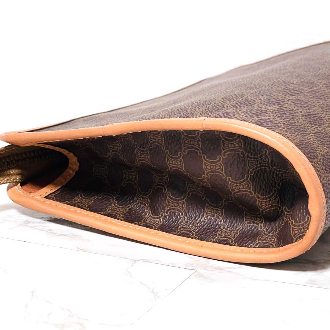 【極美品】CELINE セリーヌ マカダム柄 クラッチバッグ セカンドバッグ