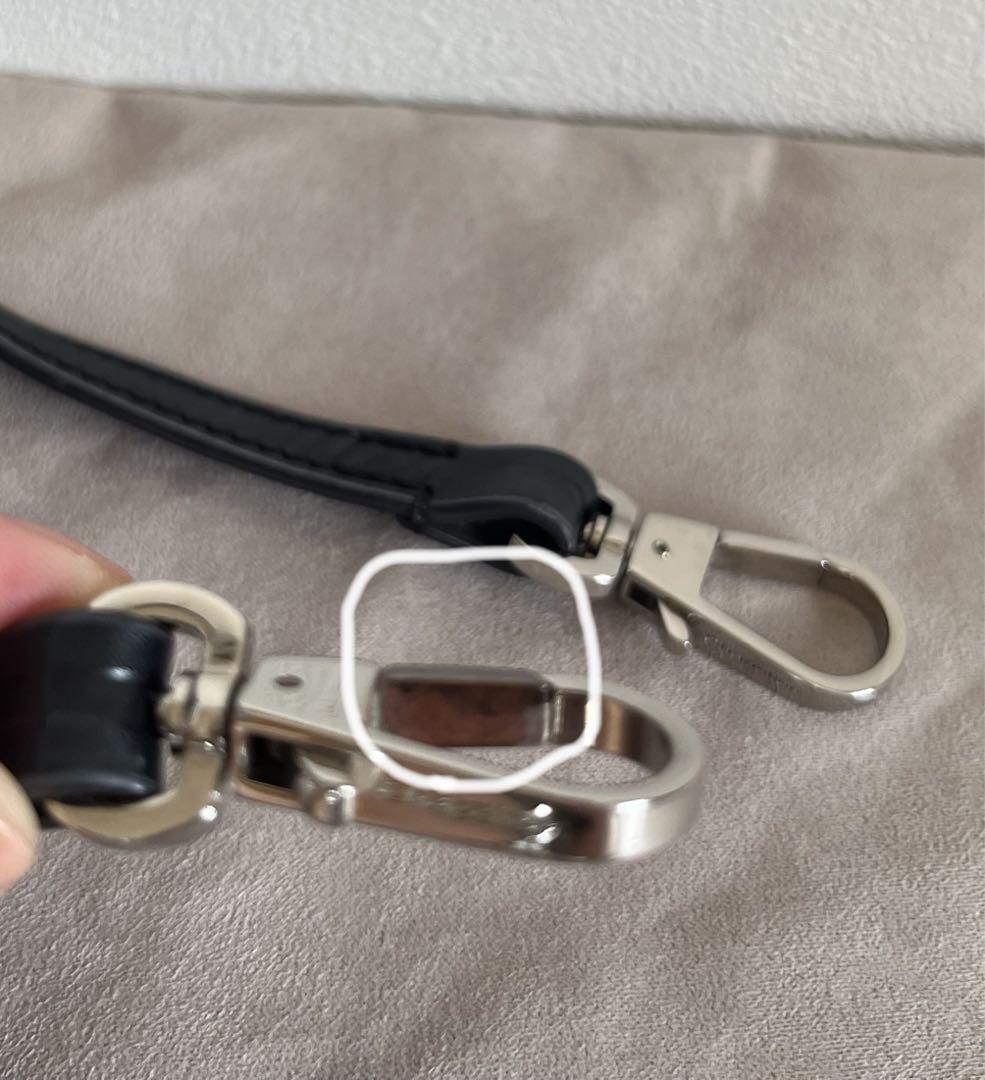 (Used)  エルベシャプリエ　レザーストラップ、ショルダーストラップのセット